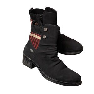 Reiker Remonte Suede Boots Wo’s Sz 39 US 8.5 Casual Western Retro Boho Grunge